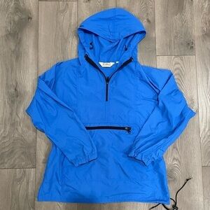 80s LL bean wind breaker blue *estimated* size large